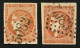 40c BORDEAUX (n°48) GC 5082 (BEYROUTH) Et 40c BORDEAUX (n°48) GC 5083 (CONSTANTINOPLE). TTB. - 1849-1876: Période Classique