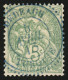DEDEAGH : 5c BLANC Obl. DEDEAGH TURQUIE En Bleu. Superbe. - 1849-1876: Période Classique