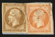 IBRAILA : 10c (n°13) + 40c (n°16) Obl. PC 4009 Sur Fragment. Rare. TB. - 1849-1876: Période Classique