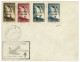 CAMEROUN : SPITFIRE N°236 à N°239 Obl. DOUALA + JOURNEE DU SPITFIRE Sur Enveloppe. Cote Des Timbres Détachés 580€. Super - Autres & Non Classés