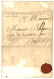 BOUCHES DU RHONE - GRANDE PESTE : 1822 Lettre PURIFIEE Avec Texte Daté "AIX" Pour ANTIBES. TTB. - 1801-1848: Precursors XIX