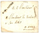 PAS DE CALAIS : 1742 St POL ARTOIS (Lenain 1) Sur Enveloppe Avec Texte. Indice 19. Superbe. - 1701-1800: Précurseurs XVIII
