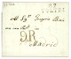 1820 87 VOLTRI + Taxe Espagnol .R  Sur Lettre Avec Texte Daté CELLE Pour MADRID (ESPAGNE). TTB. - 1792-1815: Départements Conquis