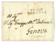 1812 P.110.P SARZANA Sur Lettre Avec Texte. Superbe. - 1792-1815: Conquered Departments