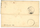 1874 Paire 30c CERES Obl. GC 5015 + MARSEILLE BOITE MOBILE Sur Lettre Pour TUNIS (TUNISIE). B/TB. - 1871-1875 Cérès