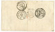 1876 25c SAGE (n°78) Obl. Cachet Oval B.M + T.16 BELLEMONT DE LA LOIRE Sur Lettre. RARE. Superbe. - 1876-1898 Sage (Type II)