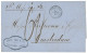 1868 YOKOHAMA Bau FRANCAIS + Taxe "60" Sur Lettre Avec Texte Pour AMSTERDAM (PAYS-BAS). Superbe. - 1849-1876: Classic Period