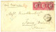 YOKOHAMA : 1875 80c CERES Bande De 3 Obl. GC 5118 + YOKOHAMA Bau FRANCAIS Sur Enveloppe Pour La FRANCE. Affrt Rare à 2F4 - 1849-1876: Classic Period