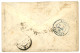 MIXTE FRANCE / JAPON : 1875 CERES 5c + 15c + 80c Obl. GC 5118 YOKOHAMA Bau FRANCAIS + JAPON 2s Jaune Obl. Sur Enveloppe  - 1849-1876: Classic Period