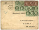 1878 CERES 5c (x10) + 10c (x3) Obl. YOKOHAMA Bau FRANCAIS Sur Enveloppe (Double Port) Pour La FRANCE. Des Défauts Mais A - 1849-1876: Classic Period