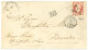 ALEXANDRIE : 1861 80c (n°17) TB Margé Obl. PC + ALEXANDRIE EGYPTE + POSTA EUROPEA CAIRO Sur Lettre Pour FIRENZE (ITALIE) - 1849-1876: Période Classique