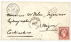 ALEXANDRIE Pour L' INDOCHINE Via Le Paquebot CAMBODGE : 1865 80c (n°24) Pd Obl. GC 5080 + ALEXANDRIE EGYPTE + CORR. D'AR - 1849-1876: Klassik