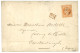 CONSTANTINOPLE : 1861 40c (n°23) Obl. Cachet PD Rouge Sur Lettre De PARIS Pour CONSTANTINOPLE. Signé CALVES. TTB. - 1849-1876: Période Classique