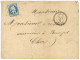 ALGERIE - BIZOT : 1873 25c (n°60) Obl. GC 5124 + T.24 BIZOT ALGERIE Sur Lettre Pour La FRANCE. TTB. - Otros & Sin Clasificación