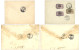 1916/17 Lot De 4 Lettres Affranchies Avec  Cachet Provisoire JAUNDE /Cameroun. Ensemble Rare. TB. - Otros & Sin Clasificación