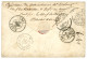 INDOCHINE - PRECURSEUR - Bureau A - SAIGON : 1861 CORPS EXP. CHINE Bau A + Taxe 30 D.T. Sur Enveloppe Pour La FRANCE.  V - Other & Unclassified