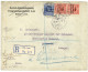 ANGLO FRENCH OCC. : 1918  1d (x2) Pd+ 2 1/2d Obl. LOME Sur Lettre RECOM. Pour LE SENEGAL. TB. - Other & Unclassified