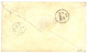 ANTIGUA : 1869 Superb Pair Of 6d Green Canc. A02 On Envelope To ENGLAND. Scarce. Vvf. - Other & Unclassified