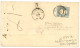 ARGENTINA : 1872 French Consular Cds CONDEDERATION-ARGENTINE + Boxed F.56 + 10 Blue Tax Marking On Entire From BUENOS-AY - Other & Unclassified