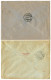 ADRIANOPEL : 1905/06 2 Covers From ADRIANOPEL Wit 1p Or 1p(x2) To SWITZERLAND. Superb. - Oostenrijkse Levant
