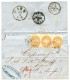 BEYROUTH : 1866 15 SOLDI (x3) Canc. BERUTTI On Entire Via WIEN To SWITZERLAND. Vf. - Eastern Austria