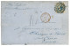 AUSTRALIA - NEW SOUTH WALES : 1859 1 SHILLING + AUSTRALIE V. SUEZ AMB. In Red + 10 Tax Marking On Entire Letter With Ful - Autres & Non Classés