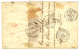 CARUPANO Via TRINIDAD : 1867 TRINIDAD 6d + GB/2F + 10 Tax Marking On Entire Datelined "CARUPANO" To BORDEAUX (FRANCE). V - Trinité & Tobago (...-1961)