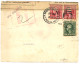 USA - CHINA : 1920 1c + 2c(x2) Canc. SHANGHAI CHINA POSTAL AGENCY + VIA SIBERIA On CENSORED Envelope. Vf. - Other & Unclassified