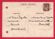 !!! ENTIER POSTAL IRIS UTILISÉ À FARANAH, GUINÉE FRANÇAISE EN SEPTEMBRE 1941, TROUS D'ARCHIVES - Brieven En Documenten