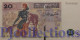 TUNISIA 20 DINARS 1992 PICK 88 AU/UNC - Tunisie