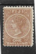 FIJI 1894 1s PALE BROWN  SG 65 PERF 11 X 10 LIGHTLY MOUNTED MINT Cat £75 - Fiji (...-1970)
