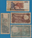 LOT BILLETS 4 BANKNOTES: ESPANA - GREECE - BRASIL - FRANCE - Lots & Kiloware - Banknotes