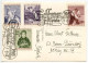 Austria 1963 Postcard Grüße Aus Salzburg - Multiple Views; Scott 662-665 Küntlerhaus Centenary; Salzburger Festspiele - Salzburg Stadt