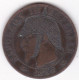 Monnaie Satirique Sur 5 Centimes 1856 Napoléon III, En Bronze - Varietà E Curiosità