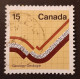 Canada 1972  USED  Sc582 And 583,   2 X 15c PHOSPHOR, Tagged GT2, Earth Sciences - Usados