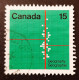 Canada 1972  USED  Sc582 And 583,   2 X 15c PHOSPHOR, Tagged GT2, Earth Sciences - Usati
