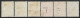1931 AUSTRALIA SET OF 6 USED STAMPS Some Perfin (Scott # 114,116) CV $1.80 - Usados