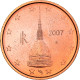 Italie, 2 Euro Cent, The Mole Antonelliana, 2007, SPL+, Copper Plated Steel - Italie