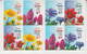 ISRAEL 2018 SPRING FLOWER GLEBIONIS CORONARIA PURPLE CLOVER CENTAUREA TULIP BOOKLET - Booklets