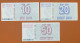 Bosnia, 10, 20, 50 Dinara 1992, Pick 21,22, 23 XF-aUNC - Bosnia Erzegovina