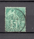 France Colonies 1881 Old Sage Stamp (Michel 48) Used Noumea Pitre/Guadeloupe - Sage