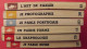 Lot De 6 Marabout Flash 1959-68. Je Parle Russe Portugais Graphologie En Forme Photographie L'art De Parler - Bücherpakete