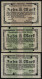 Geldschein Banknote Notgeld Altona 3 Stück 10 Mark 3, 6 + 7 Fast Kfr. 1918/19 - Other & Unclassified