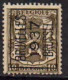 Belgique   Petit Sceau De L'état 5c Et 10c Surcharge Bruxelles 1937 - Typo Precancels 1936-51 (Small Seal Of The State)