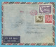 925+995 (Europa/cept)+1005 Op Brief Per Luchtpost (avion) Stempel LEUVEN Naar U.S.A., Stempel PAR AVION ACI + TROUVE ... - 1953-1972 Occhiali