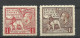 ENGLAND Great Britain 1924 Michel 166 - 167 MNH - Ongebruikt