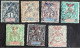 67 à 73 Type Groupe Sauf 72A Nouvelle Calédonie - Used Stamps