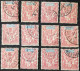 60 X12 Type Groupe Nouvelle Calédonie - Used Stamps