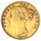 Royaume-Uni-Souverain Victoria  1866 Londres - 1 Sovereign