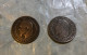 4 Pièces De Monnaies Napoleon III Laurées Et Non Laurées - 10 Centimes